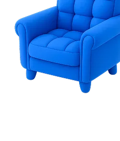 Иллюстрация кейса с креслом